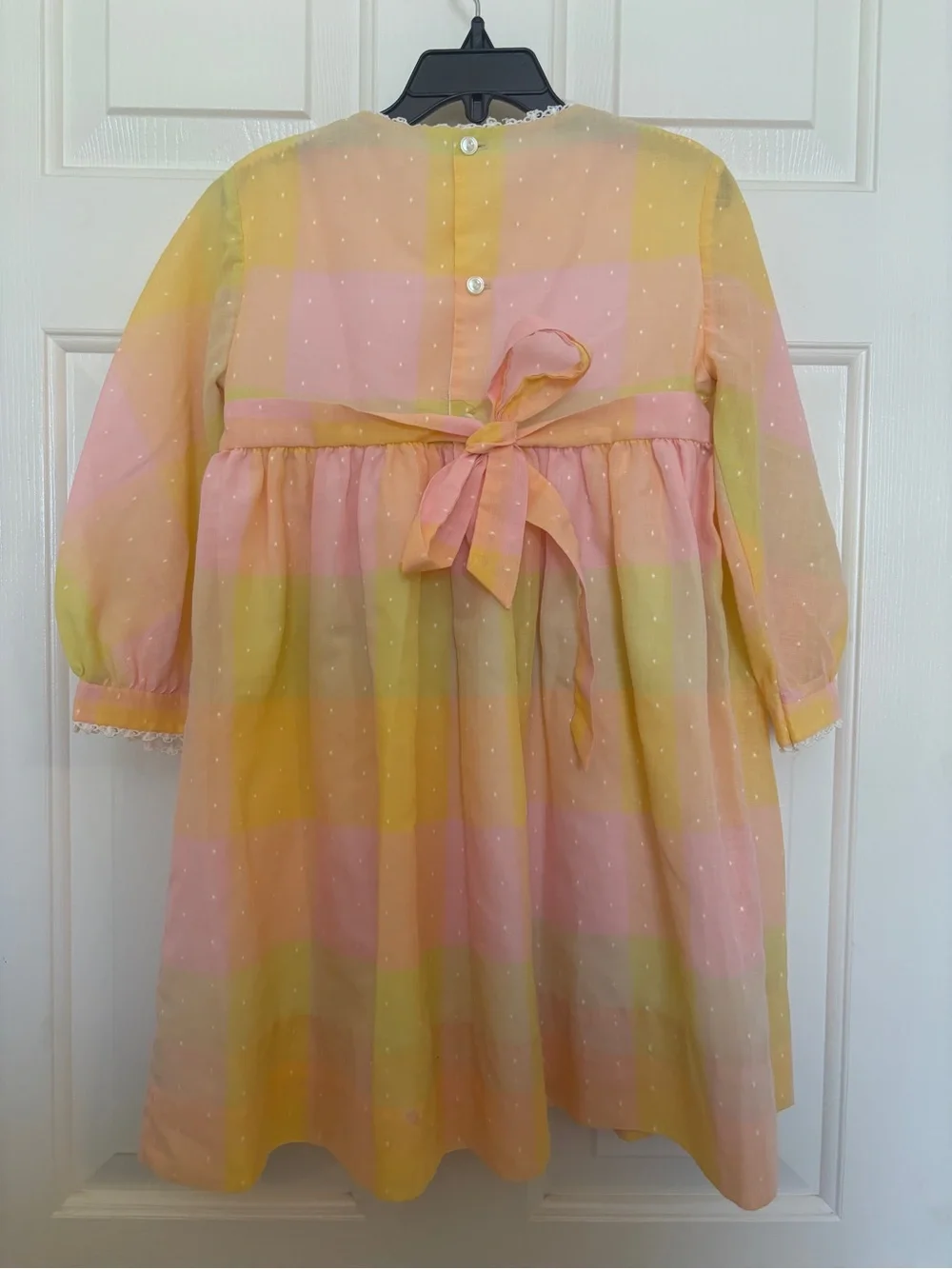 Vintage Polly Flinders Hand Smocked Dress
